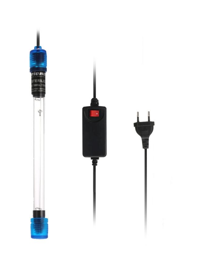 مصباح الأشعة فوق البنفسجية لحوض الأسماك أزرق/شفاف/اسود 28.8سم - Image 3