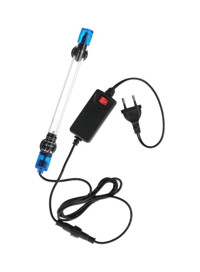 مصباح الأشعة فوق البنفسجية لحوض الأسماك أزرق/شفاف/اسود 28.8سم - Image 1