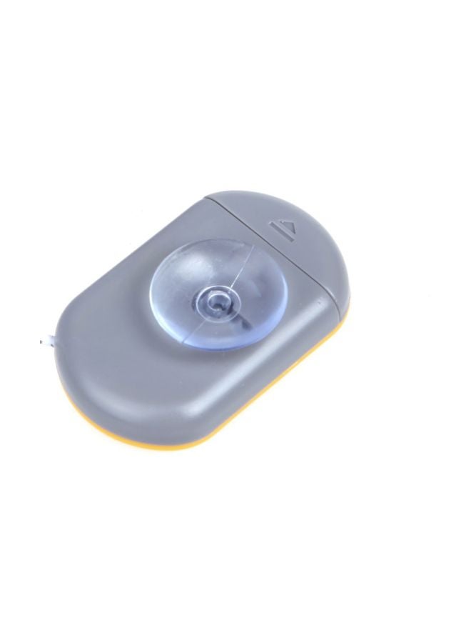 ميزان حرارة رقمي لحوض السمك بشاشة LCD أصفر/رمادي 13سم - Image 4