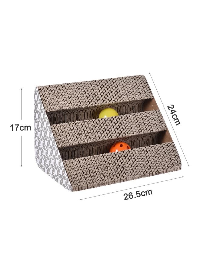 لوح خربشة من الورق المقوى أبيض/بيج - Image 3