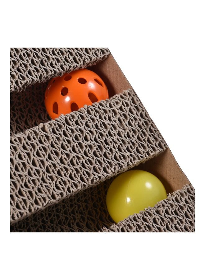 لوح خربشة من الورق المقوى أبيض/بيج - Image 5