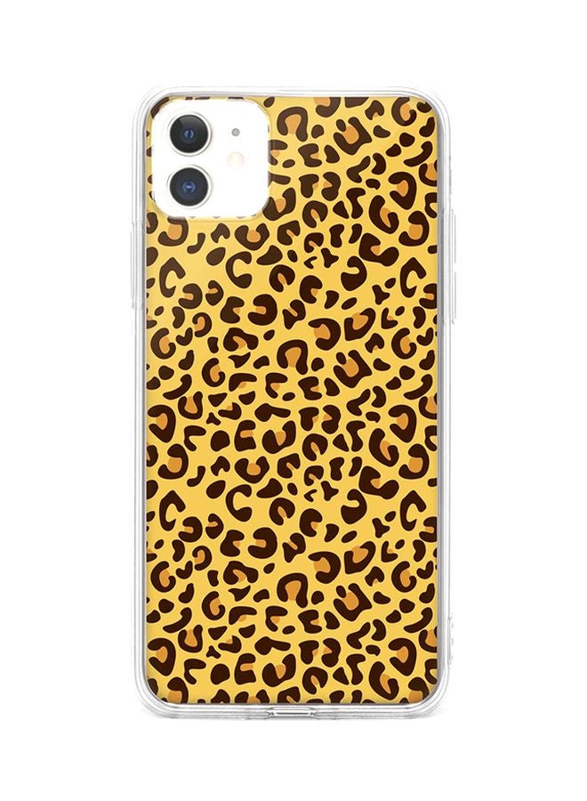 غطاء حماية واق لهاتف أبل آيفون 11 جلد النمر