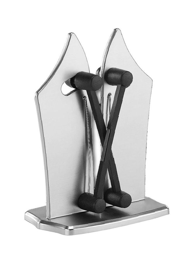 Metal Edge Sharpener Silver/Black 19.0x14.0x9.5cm - Image 1