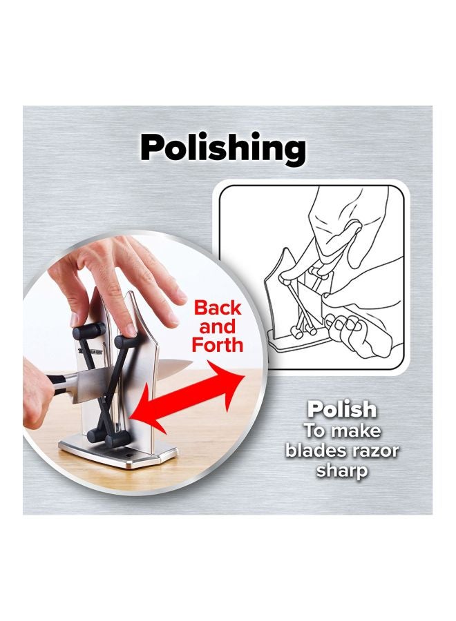 Metal Edge Sharpener Silver/Black 19.0x14.0x9.5cm - Image 3