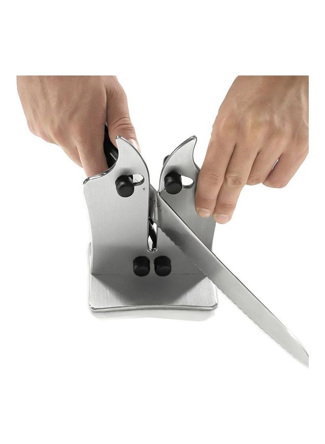 Metal Edge Sharpener Silver/Black 19.0x14.0x9.5cm - Image 4