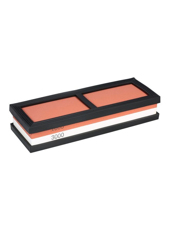 1000/3000 Grit Knife Sharpening Stone Brown/Black/White  - Image 2