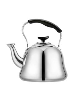 HTH Stainless Steel Teapot Silver/Black 2Liters  - Image 1