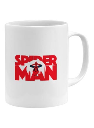 Spider Man Printed Mug White/Red - v1590682227/N37956196A_1