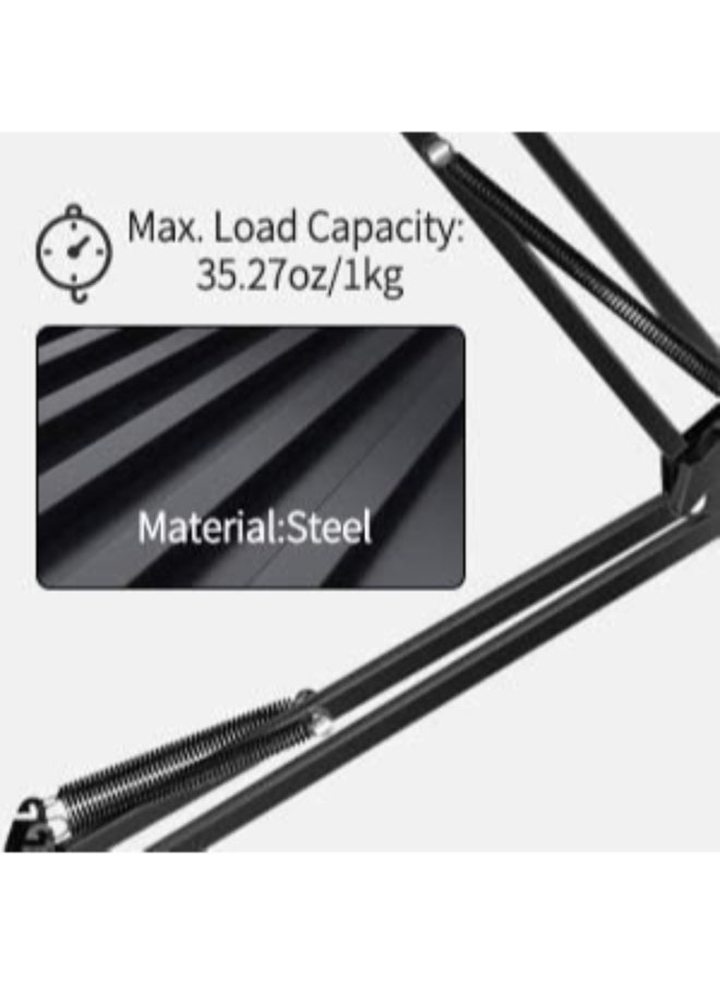 MIKE Adjustable Microphone Suspension Boom Scissor Arm Stand For Radio Broadcasting - Image 3