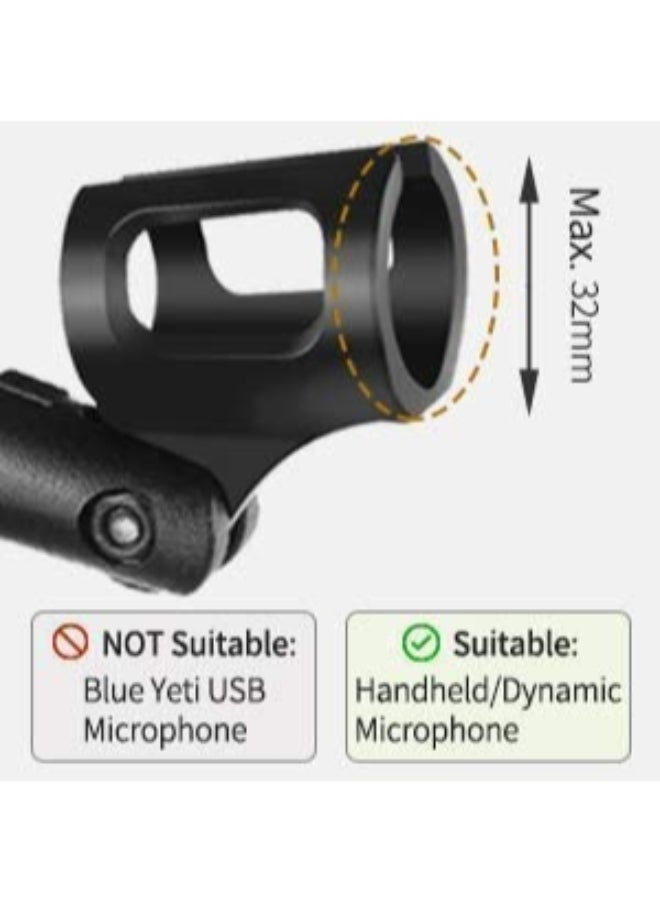 MIKE Adjustable Microphone Suspension Boom Scissor Arm Stand For Radio Broadcasting - Image 4