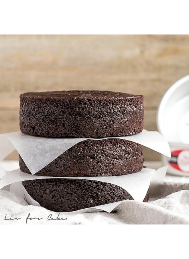 Fat Daddios Round Cake Bakeware Pan White 6 x 2inch - Image 3