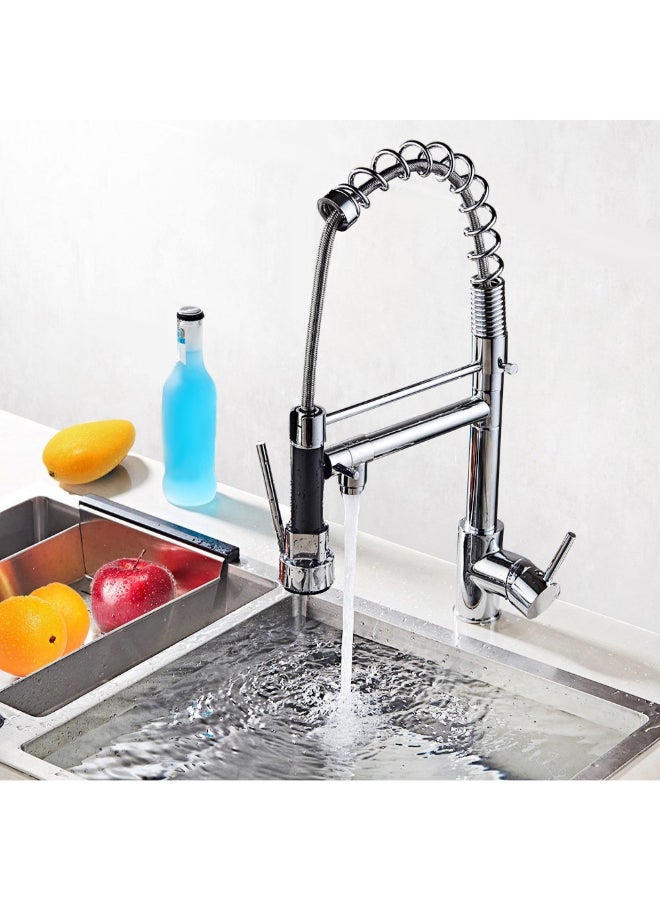 Modern Kitchen Spring Sink Faucets Silver 55 x 6.5 x 30.5cm - Image 2