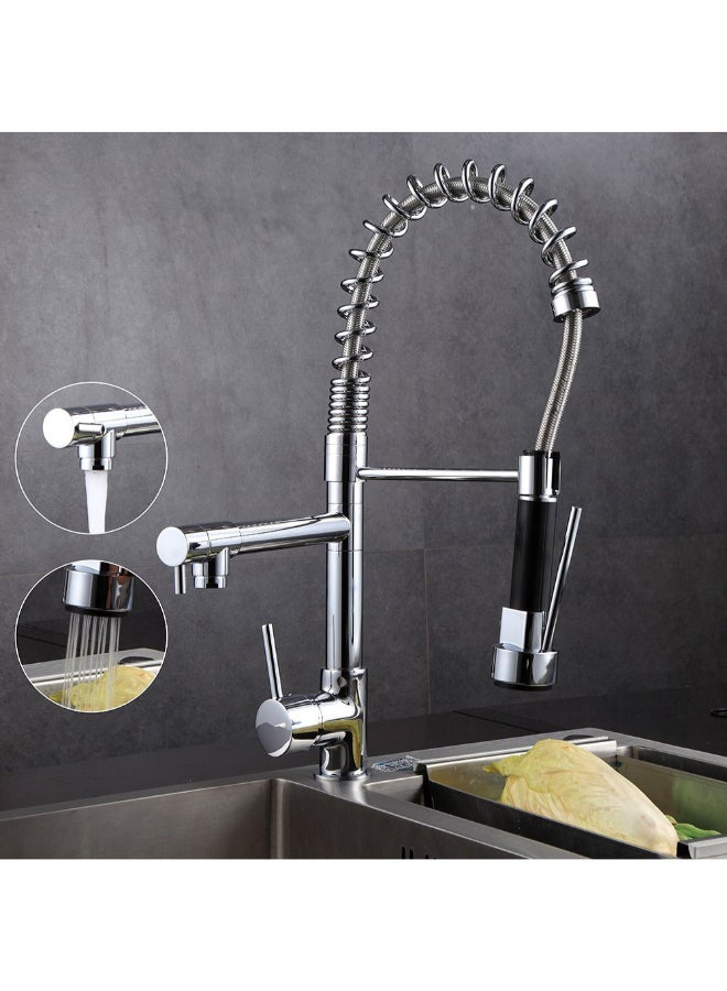 Modern Kitchen Spring Sink Faucets Silver 55 x 6.5 x 30.5cm - Image 4