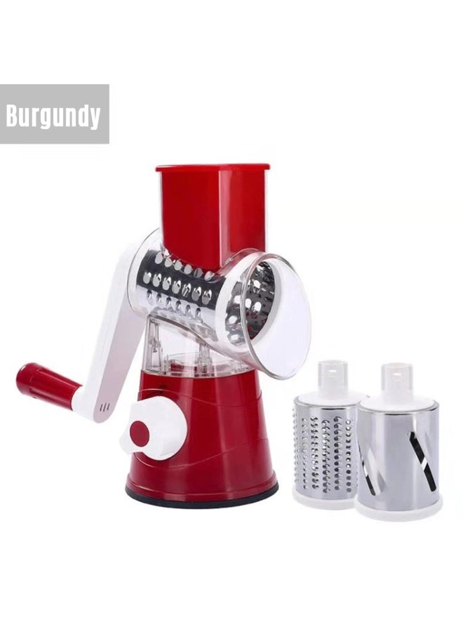 Multifunctional Vegetable Grater Red/White 24 x 12 x 19cm  - Image 2