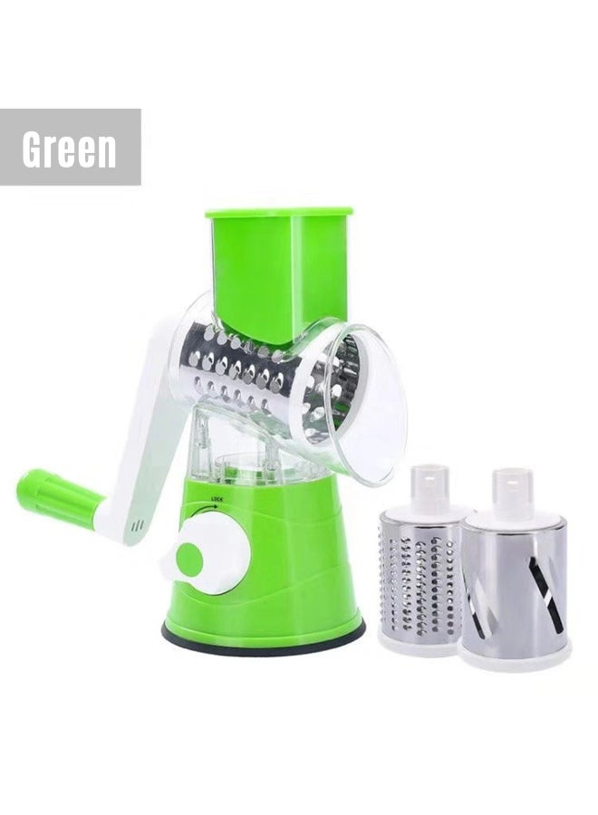 Multifunctional Vegetable Grater Green 24 x 12 x 19cm