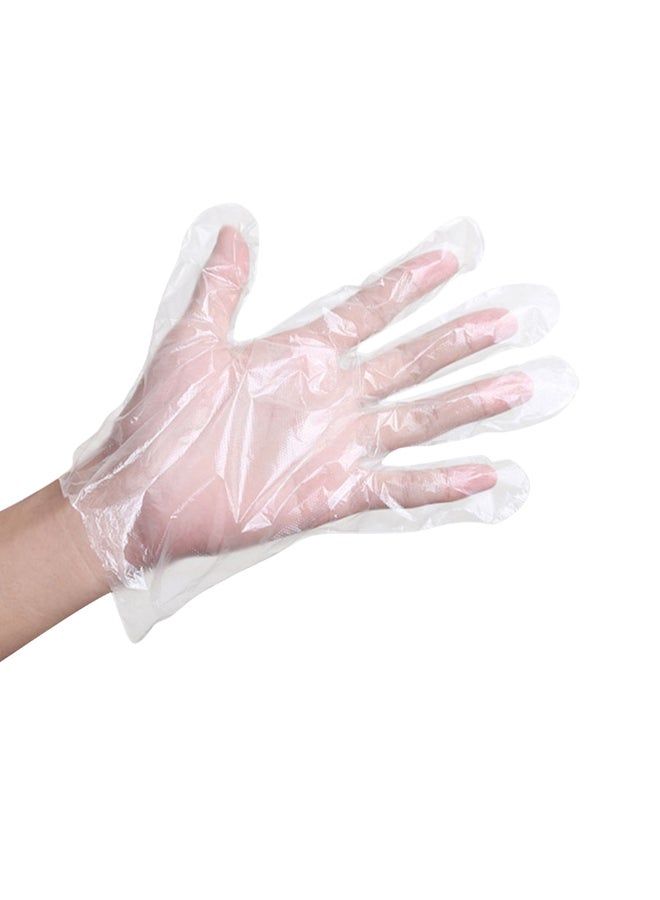 قفازات للاستخدام مرة واحدة مناسبة للطعام من 100 زوج شفاف 22 x 3 x 15Ø³Ù†ØªÙŠÙ…ØªØ±  - Image 2
