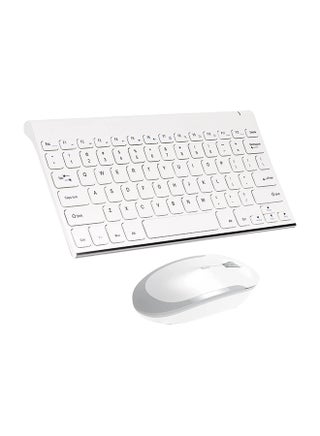Mini Wireless Keyboard With Mouse White - v1590686819/N38357280A_1