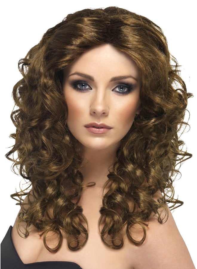 سميفيز شعر مستعار طويل ومجعد وبراق One Size - Image 1