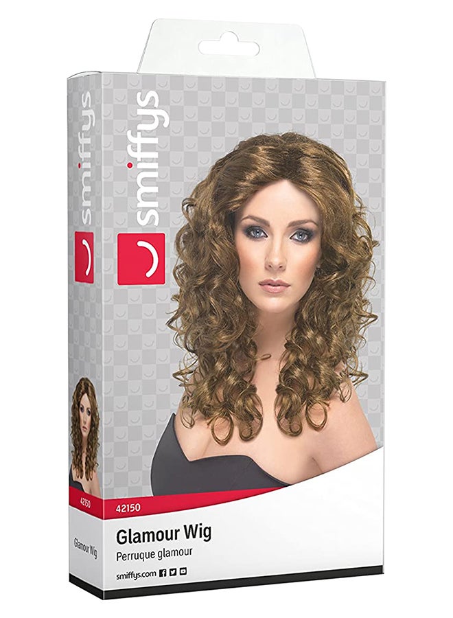 سميفيز شعر مستعار طويل ومجعد وبراق One Size - Image 2