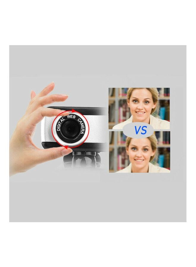 Digital Web Camera With Mic Grey/Silver