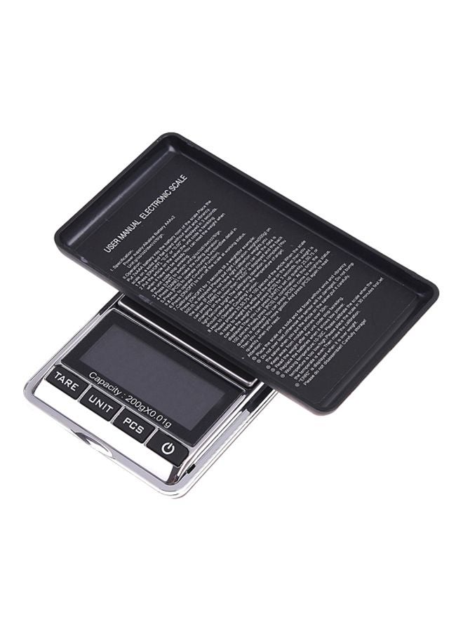 كيه كيه مون ميزان مجوهرات رقمي صغير H4702 أسود/ فضي - Image 4