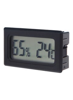 Generic Mini Digital Humidity And Thermometer Black 4.8cm  - Image 1
