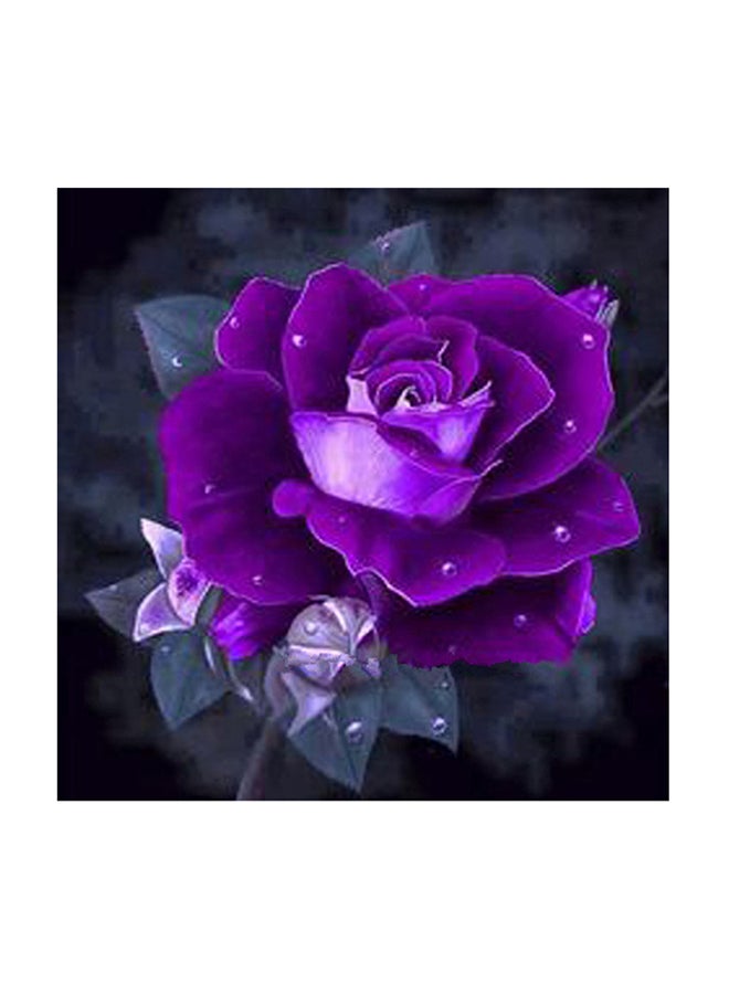 5D Diamond Painting Wall Décor Purple/Black 30 x 30cm - Image 1