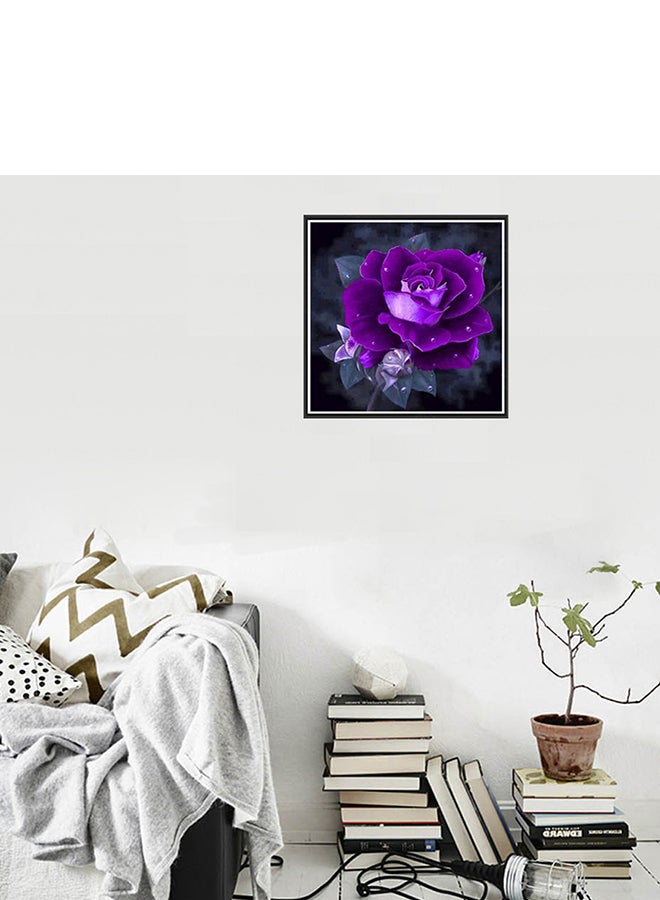 5D Diamond Painting Wall Décor Purple/Black 30 x 30cm - Image 3