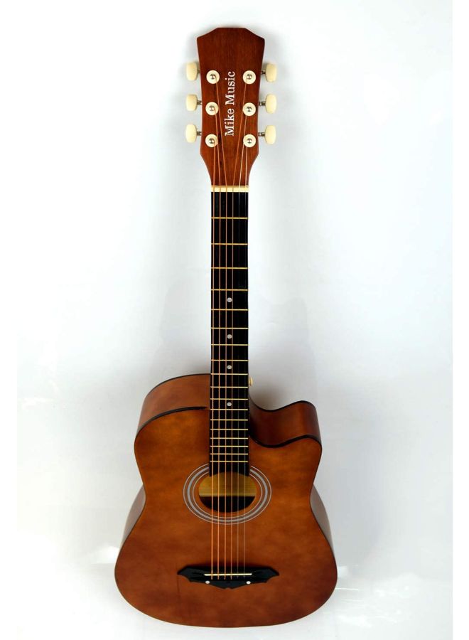 Mike Music Acoustic Guitar With Bag 38-Inch  - Image 3