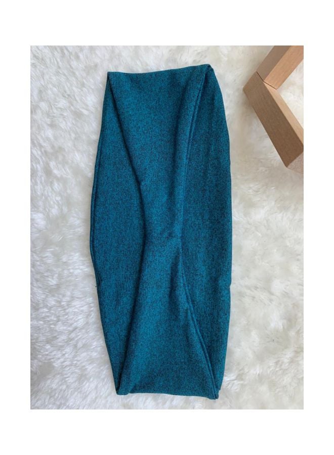The Girl Cap Fitness Headbands Teal Blue  - Image 2