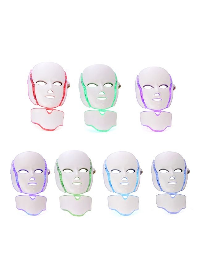 Generic 7-LED Colour Optical Whitening Face Mask With Remote Kit White/Black 230x200mm - Image 4