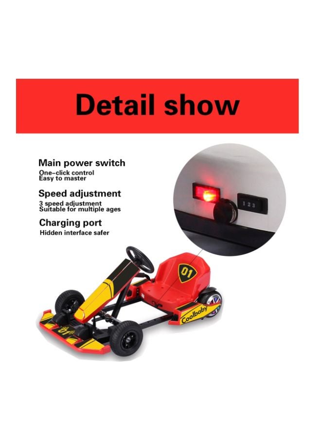 Cool Baby Crazy Drift Electric Racing Car DP10-SSA02 Red 84.5x60x33cm - Image 4