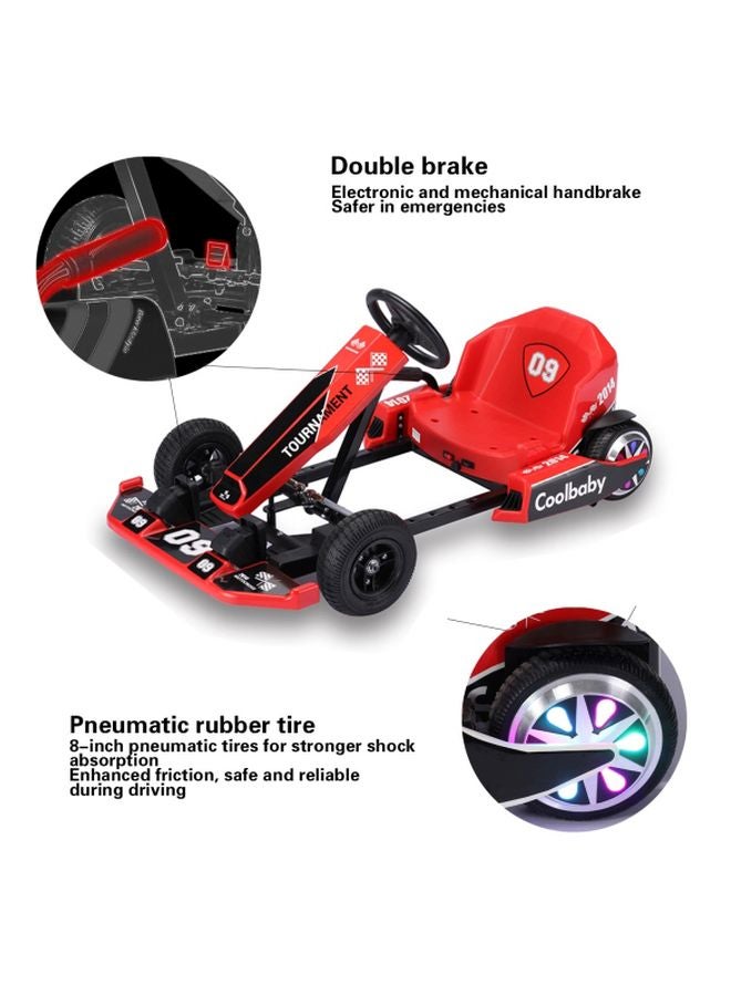 كول بيبي سيارة سباق كهربائية كريزي درفت أحمر 84.5x60x33سم - Image 2
