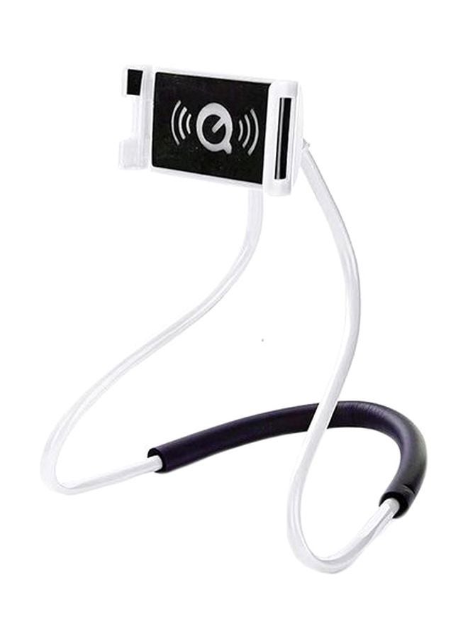 بوليز حامل هاتف ليزي يعلق على الرقبة أبيض/ أسود - Image 1