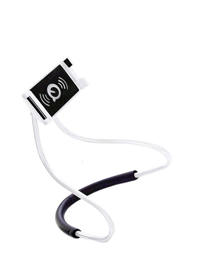 بوليز حامل هاتف ليزي يعلق على الرقبة أبيض/ أسود - Image 2