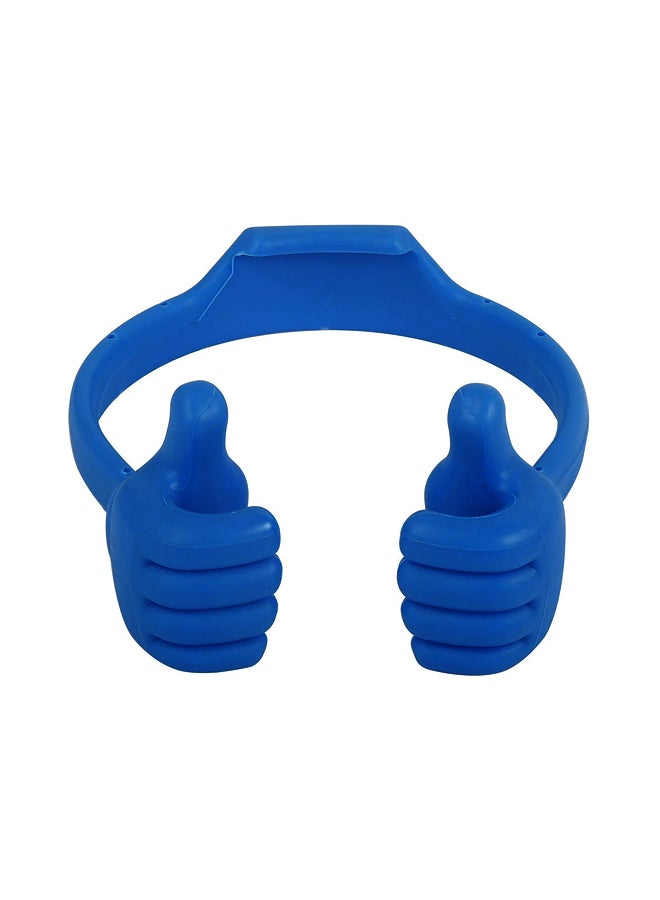 Ok Stand Thumb Shaped Portable Universal Mobile Phone Holder Blue - Image 2