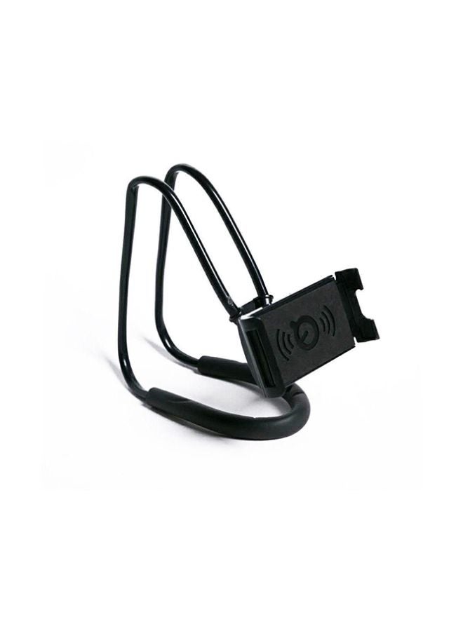 Lazy Hanging Neck Phone Holder Bracket Mount Black - Image 2