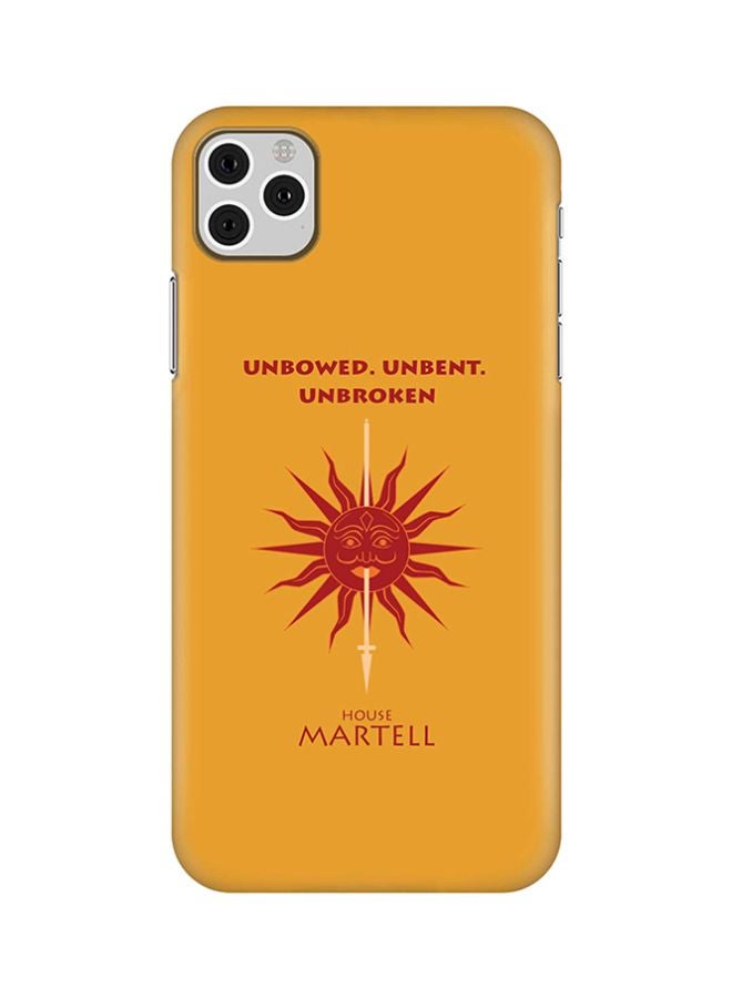 Stylizedd Protective Case Cover For Apple iPhone 11 Pro Max Got House Martell