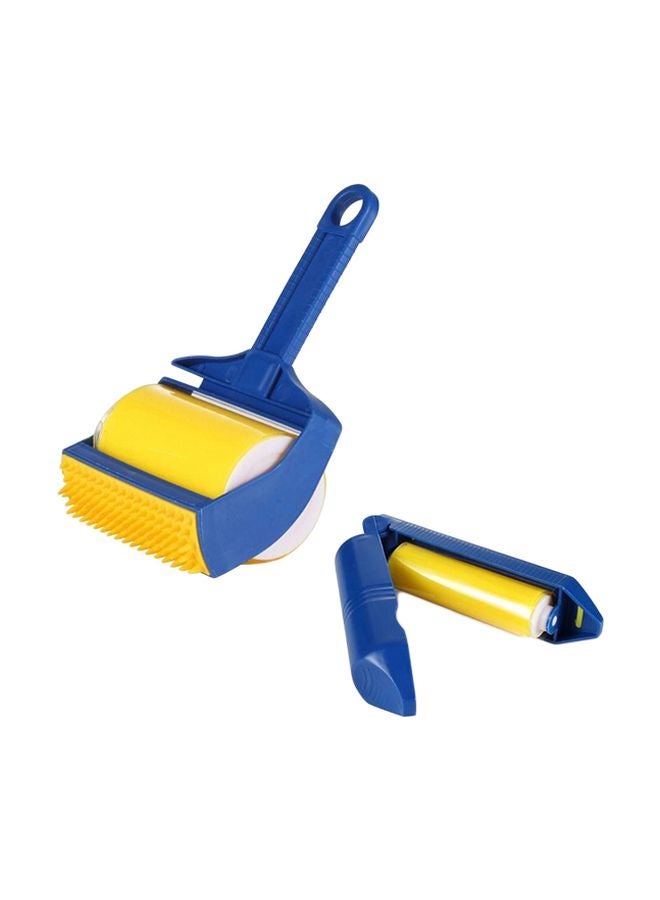 Sticky Buddy - 2-Piece Reusable Lint Roller Set Yellow/Blue - Image 1