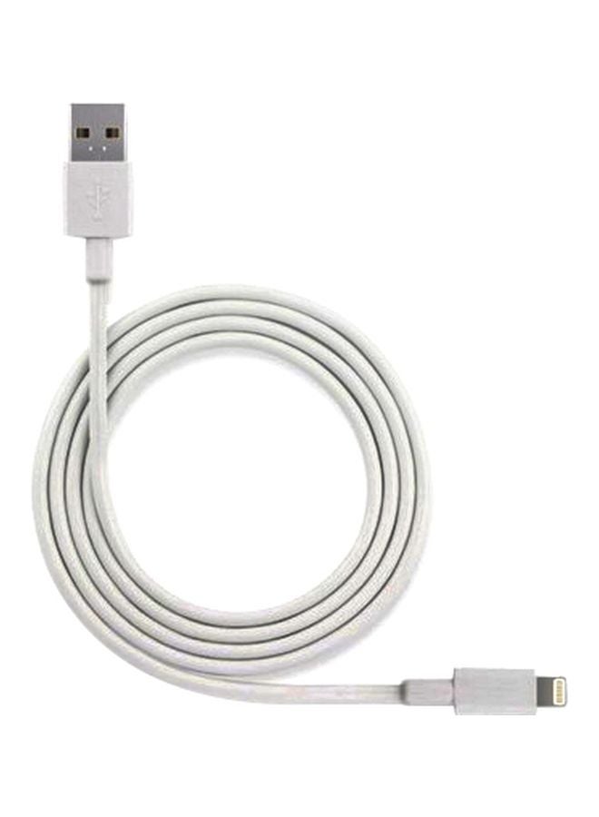 كابل Lightning للشحن ومزامنة البيانات أبيض - Image 2
