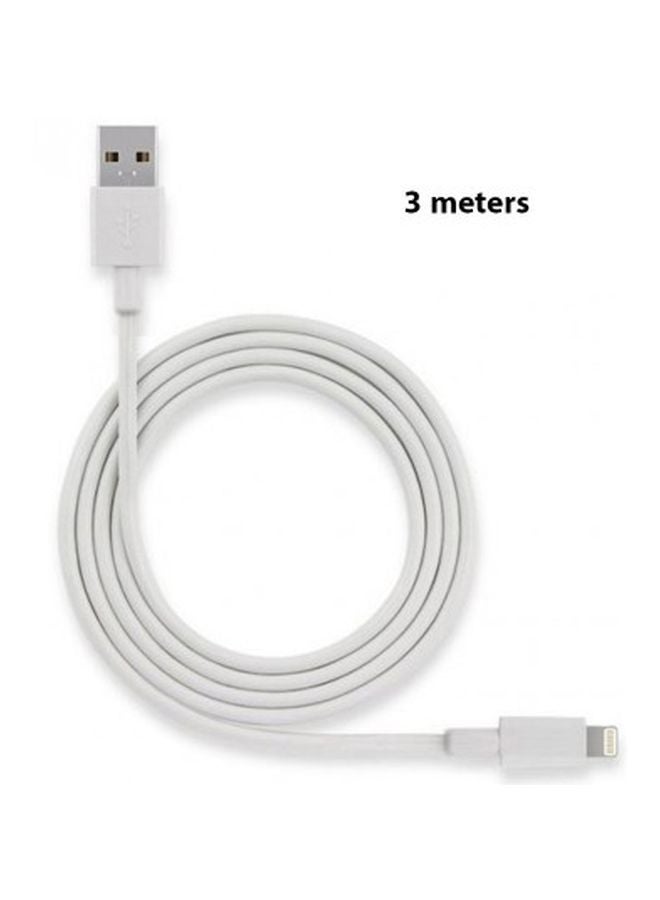 Generic - Lightning To USB Cable White - Image 1