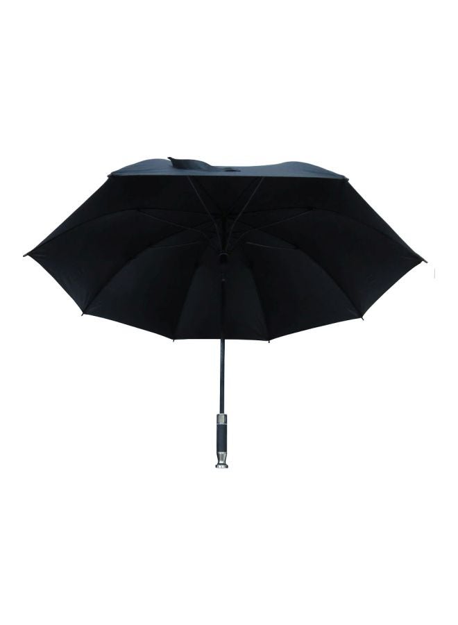 Hello Straight Automatic Open Umbrella Black - Image 1