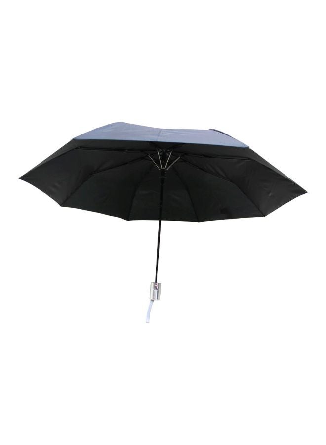 هالو مظلة ثلاثية الطي أسود - Image 1