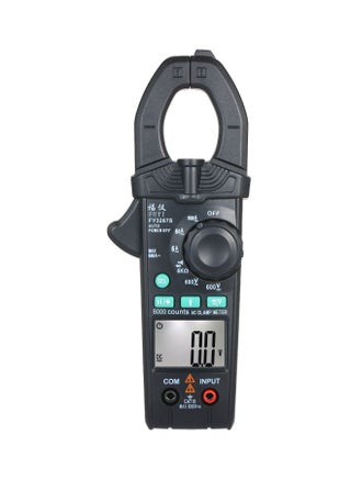 Digital Automatic Range Clamp Multimeter Black 21x4x11.60cm - v1590754658/N37983669A_1
