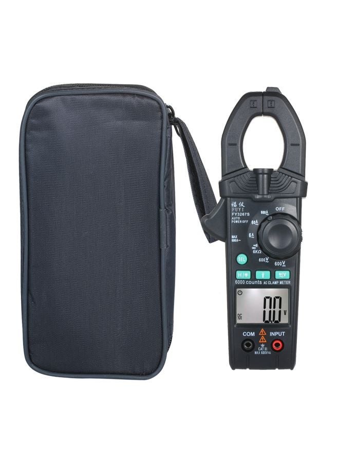 FUYI Digital Automatic Range Clamp Multimeter Black 21x4x11.60cm  - Image 4