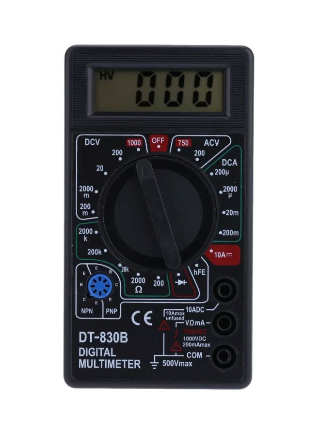Electric Digital Multimeter Black - Image 2