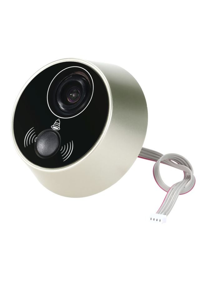 LCD Visual Snapshot Peephole Doorbell Viewer Black/Silver - Image 2