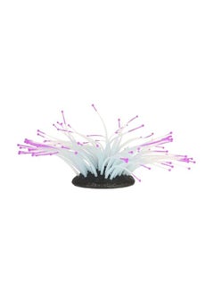 Glowing Artificial Sea Anemone For Aquarium Pink/Black/White 9.3cm - v1590754975/N38054754A_1