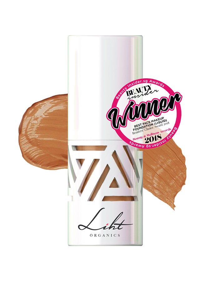 ليت أورجانيكس كريم أساس سائل يوث إليكسير - لون ديفاين شارم - Image 2