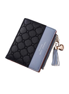 Versatile Print Tassel Decor Wallet Black/Blue - v1590755228/N36679999A_1